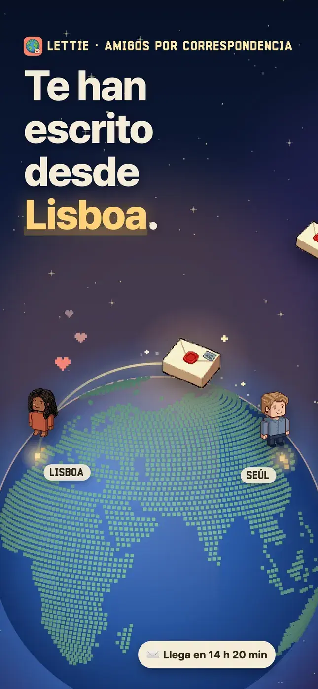 Te han escrito desde Lisboa.