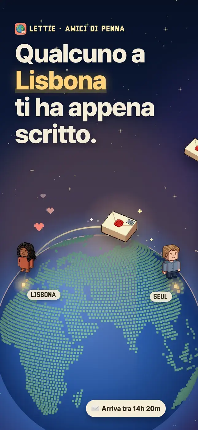 Qualcuno a Lisbona ti ha appena scritto.