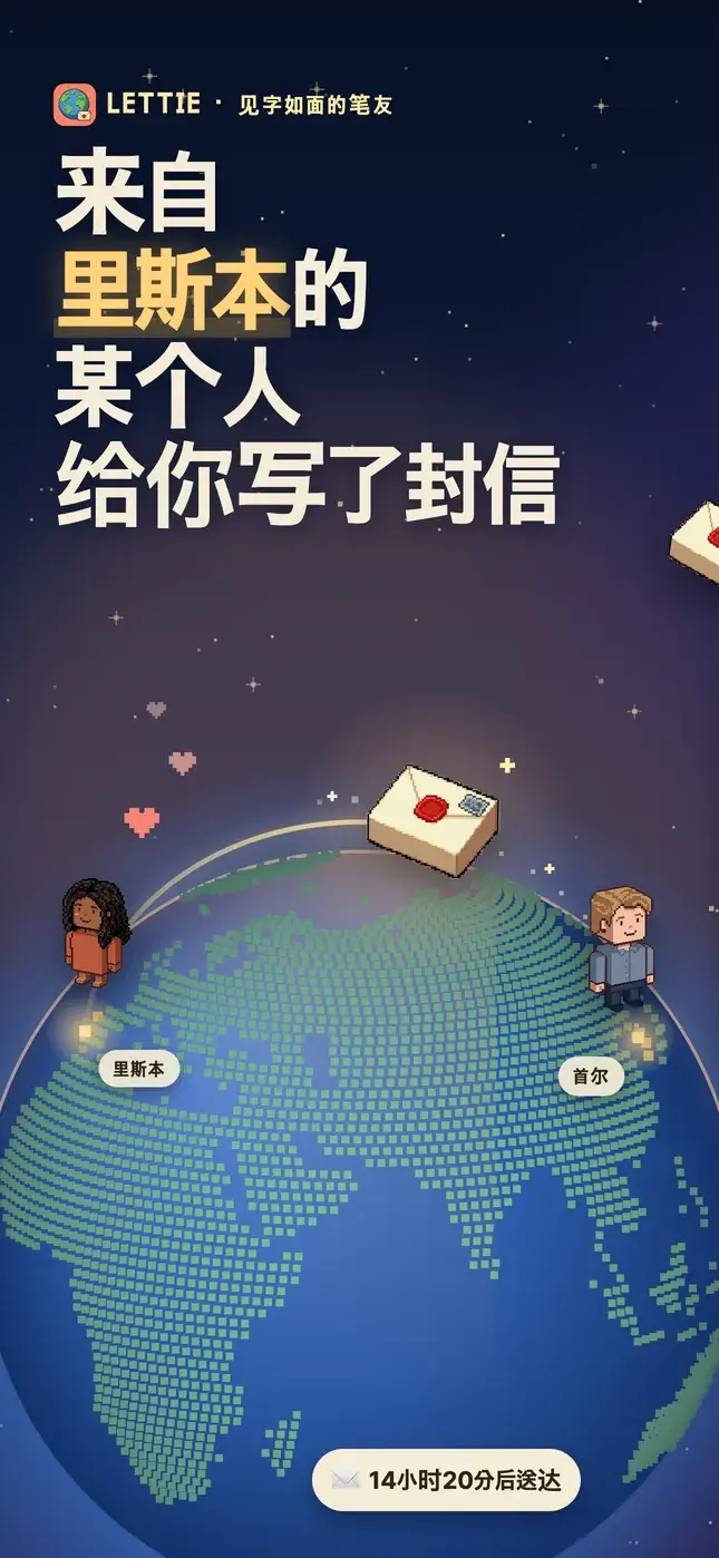 来自 里斯本的 某个人 给你写了封信